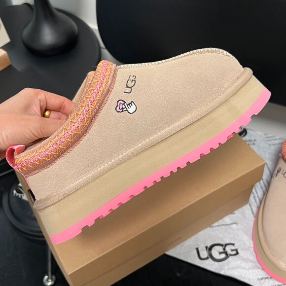 UGG Tazz Love '25 Slipper Arroyo Tropical Pink Platform - Picture 4 of 6